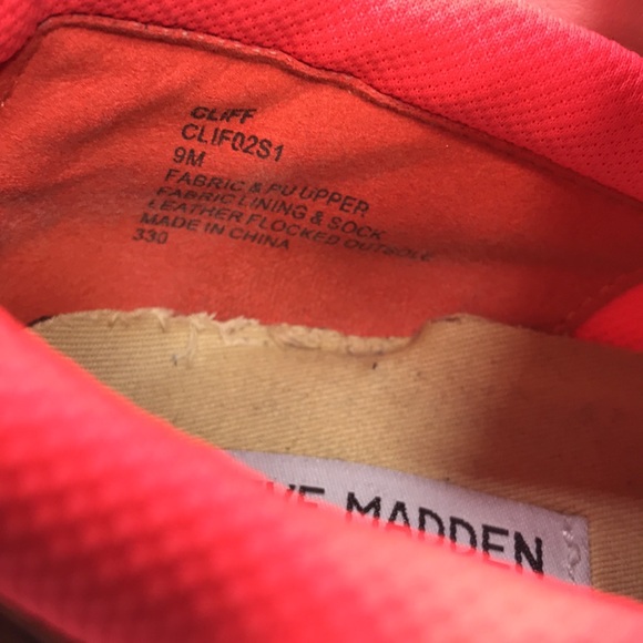 Steve Madden Cliff Chunky Wedge Sneaker Size 9 - Picture 8 of 9